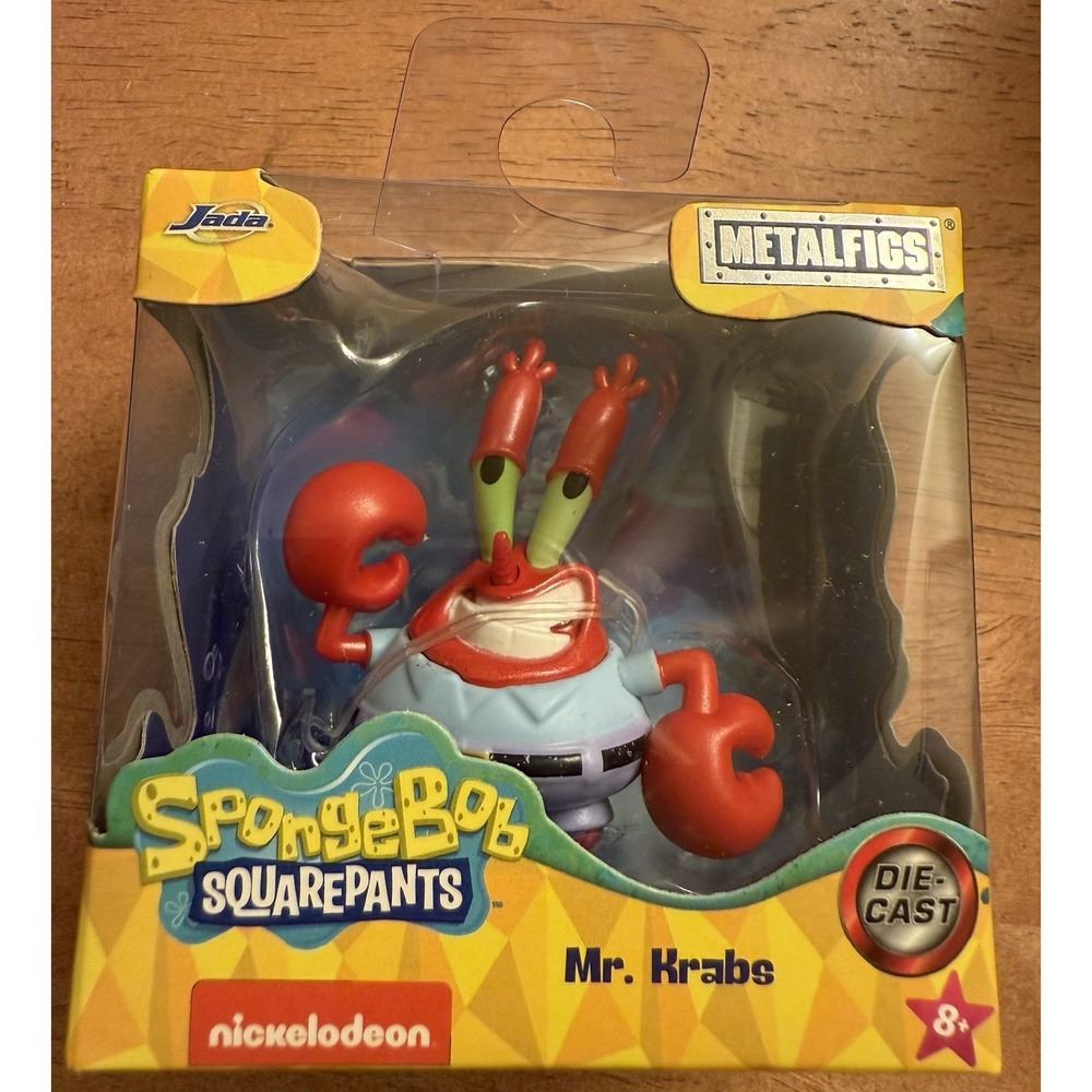 JADA TOYS 2.5" METALFIGS NICKELODEON SPONGEBOB SQUAREPANTS Mr.‎ KRABS! Diecast